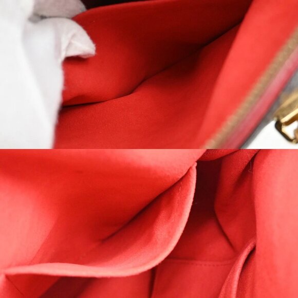 LOUIS VUITTON Pallas 2Way Shoulder Hand Bag Monogram Leather Red M41175 689KB448 - Picture 13 of 15